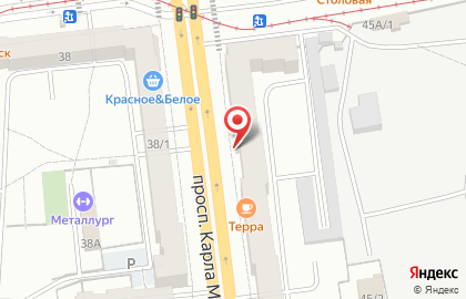 Банкомат Квант Мобайл Банк на проспекте Карла Маркса, 45 на карте
