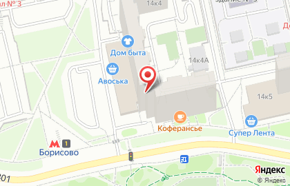 Братеево 1, ЖСК на карте