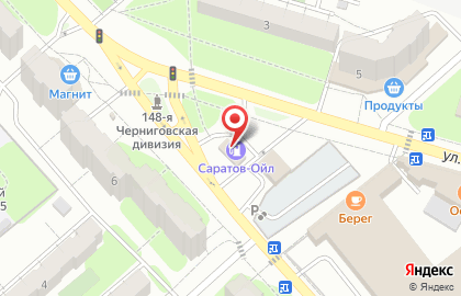 Заправочная станция Саратов Ойл на карте