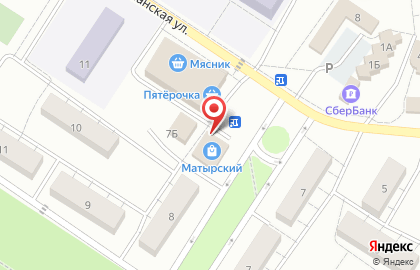 Служба доставки Суши в Левобережном районе на карте