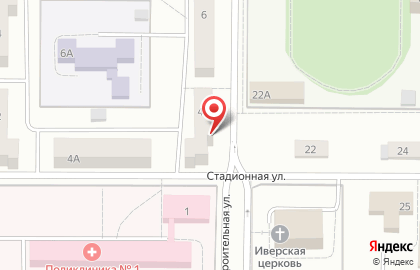 Магазин разливного пива Калинкино на Стадионной улице на карте