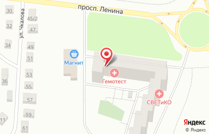Страховая акционерная компания Энергогарант на проспекте Ленина на карте