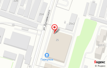 Текстильная компания Стартекс на улице Дунаевского на карте