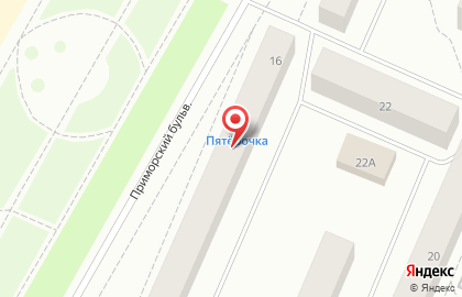 Банкомат Северный банк Сбербанка России на Приморском бульваре, 16 в Северодвинске на карте
