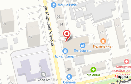 Магазин входных и межкомнатных дверей Estet на Маршала Жукова на карте