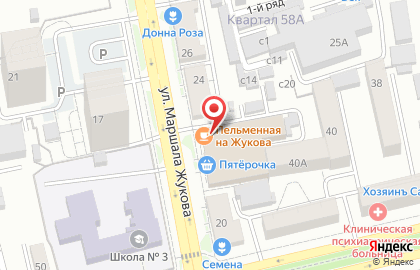 Торговая компания Стильное Небо на улице Маршала Жукова на карте
