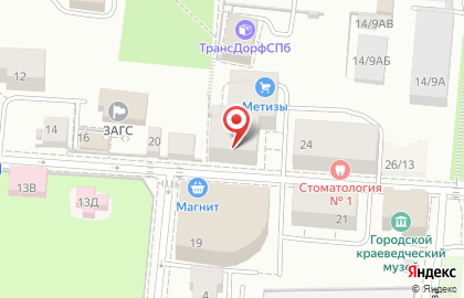 Медицинский центр Диагностика на Еленинской улице на карте