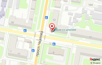 Музей пожарной охраны на проспекте Чкалова на карте