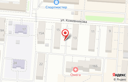 Печник на улице Кожевникова на карте