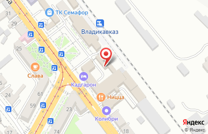 Владикавказский линейный отдел МВД России на транспорте на улице Маркова на карте