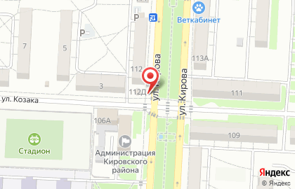 Сеть продуктовых магазинов, ООО Циркон в Кировском районе на карте