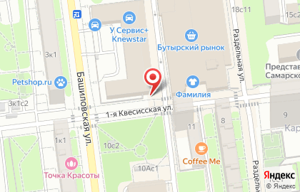 Автотехцентр Moikin.ru на 1-й Квесисской улице на карте