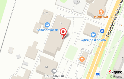 Типография Дмитров на Профессиональной улице на карте