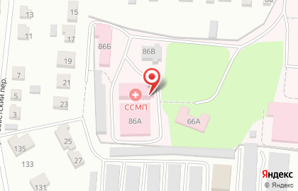 Станция скорой медицинской помощи на Коммунистической улице на карте