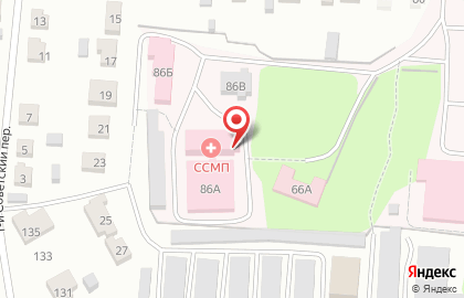 Станция скорой медицинской помощи на Коммунистической улице на карте