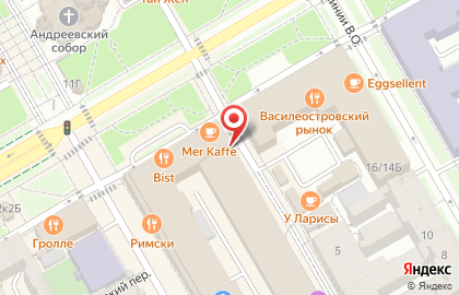 Супермаркет Магнит на Большом проспекте В.О. на карте