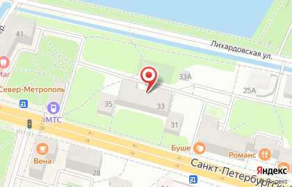 Арго на Санкт-Петербургском проспекте на карте