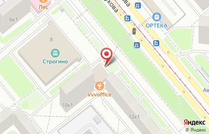 Модель на улице Маршала Катукова на карте