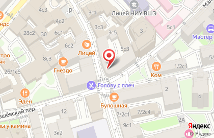 Удобный магазин Магнолия в Лялином переулке , 5 стр 1 на карте