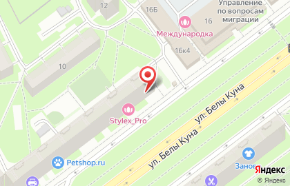 Магазин разливного пива Пивточка в Фрунзенском районе на карте