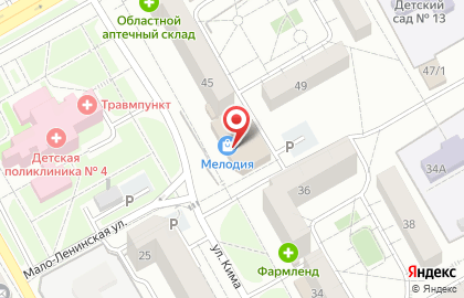 Чистый дом на Туркестанской улице на карте