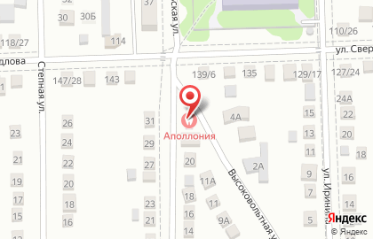 Стоматология Аполлония на Октябрьской улице на карте