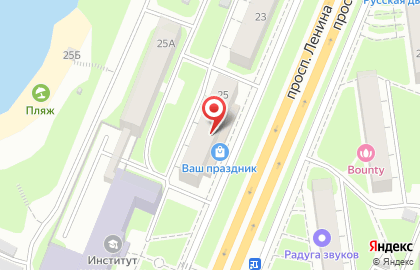 Торгово-сервисная компания Хостс-НН на проспекте Ленина на карте