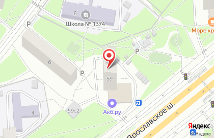ООО КРЕПМАРКЕТ на Ярославском шоссе на карте
