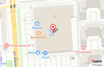 Гипермаркет О`кей в Воронеже на карте
