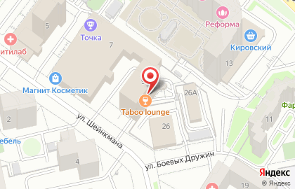 Стоматология Визави в Верх-Исетском районе на карте