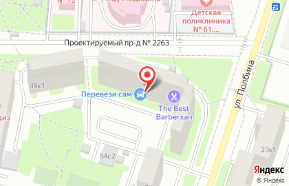 Культурно-спортивный центр Печатники на улице Полбина на карте