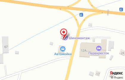 Шиномонтажная мастерская на улице Октября на карте