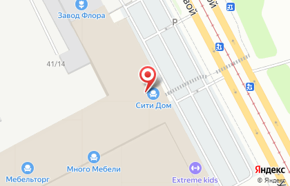 Салон по продаже столов и стульев Мебмолл Галеон на улице Терешковой на карте