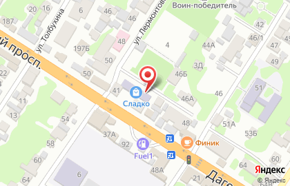 Детская школа искусств №2 в Дагестанских Огнях на карте