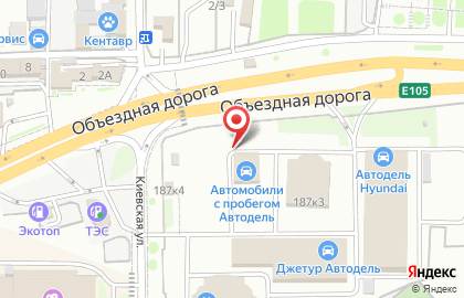 Автодель Автомобили с пробегом на карте