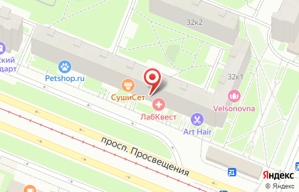 Магазин женской одежды в Санкт-Петербурге на карте