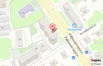 Группа компаний Союз на Рабочем проспекте на карте