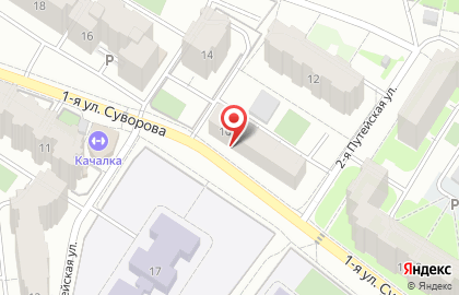 Салон красоты Челка в Твери на карте