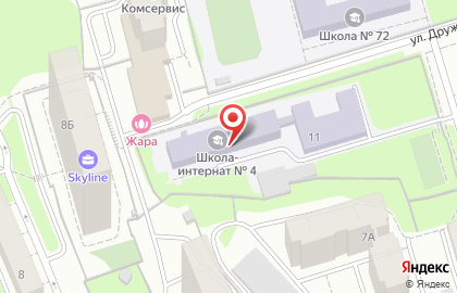 Казанская школа-интернат №4 для детей с ограниченными возможностями здоровья на карте