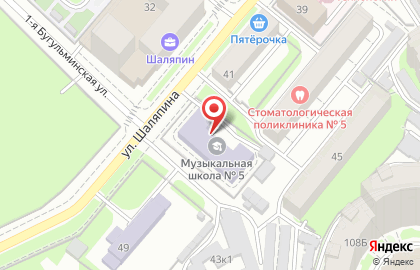 Детская музыкальная школа №5 Приволжского района на карте