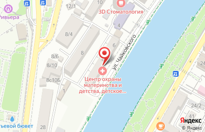 Центр медицинской профилактики, МБУ на улице Чайковского на карте