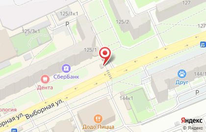 Киоск по продаже фруктов и овощей в Новосибирске на карте