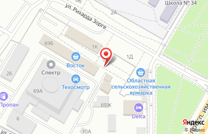 Киоск по продаже яиц в Краснооктябрьском районе на карте