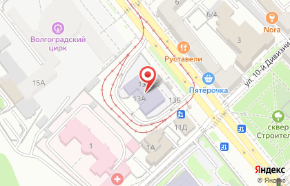 Лицей №5 им. Ю.А. Гагарина в Центральном районе на карте