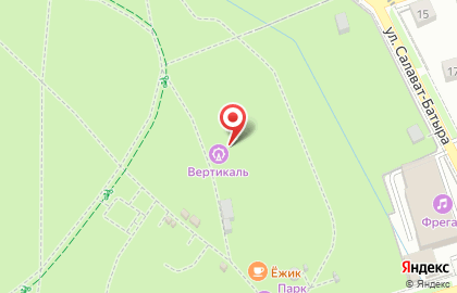 Веревочный парк Вертикаль на карте