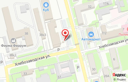 Киоск быстрого питания на Деповской улице на карте