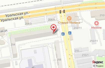 Компания Kuban-avtopartner на Уральской улице на карте
