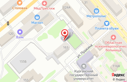 Детская школа искусств №4 на улице Пушкина на карте
