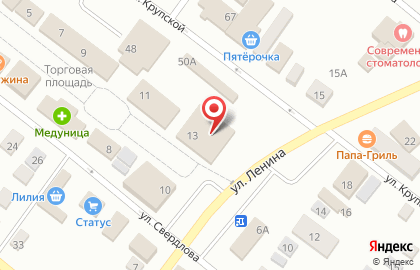 Магазин электроники Позитроника на улице Ленина на карте