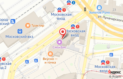 Горьковское территориальное управление ГЖД на карте
